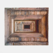 Angkor Wat Entryway, Kambodscha Fleecedecke (Vorderseite (Horizontal))