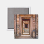 Angkor Wat Entryway, Kambodscha Magnet (Vorderseite/Rückseite)