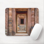 Angkor Wat Entryway, Kambodscha Mousepad (Mit Mouse)