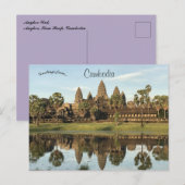 Angkor Wat in Angkor Siem Riep Kambodscha Postkarte (Vorne/Hinten)