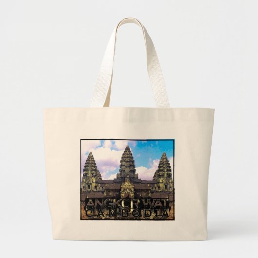Angkor Wat Jumbo Stoffbeutel (Vorne)