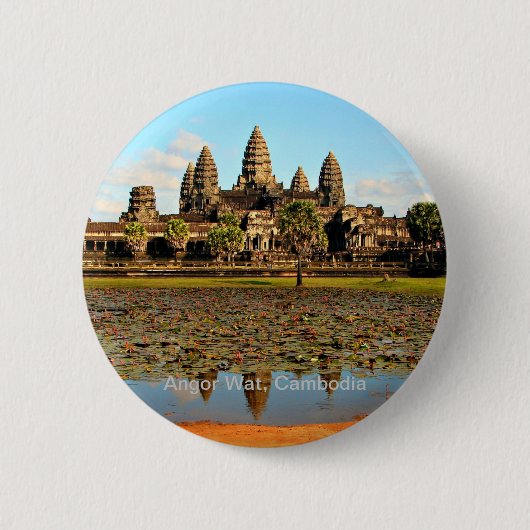 Angkor Wat, Kambodscha Button (Vorderseite)