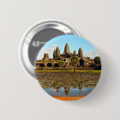 Angkor Wat, Kambodscha Button (Vorne & Hinten)