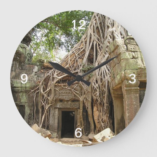 Angkor Wat Kambodscha Große Wanduhr (Vorderseite)