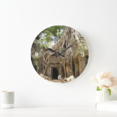 Angkor Wat Kambodscha Große Wanduhr (Zuhause)