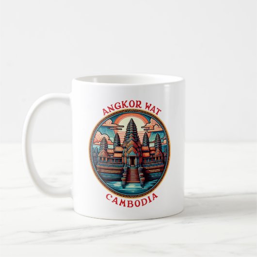 Angkor Wat, Kambodscha Kaffeetasse (Links)