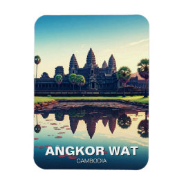 Angkor Wat Kambodscha Magnet