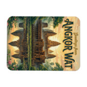 Angkor Wat Kambodscha Magnet (Horizontal)