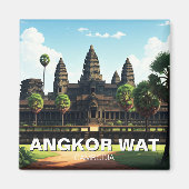 Angkor Wat Kambodscha Magnet (Vorne)
