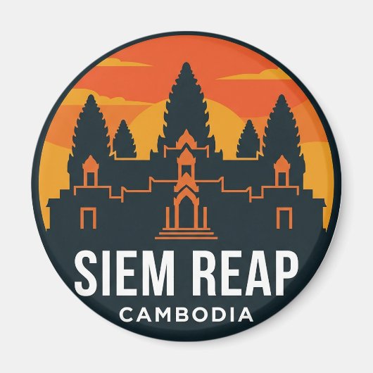 Angkor Wat Kambodscha Magnet (Vorne)
