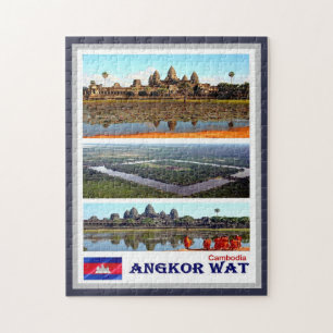 Angkor Wat - Kambodscha - Mosaik - Puzzle