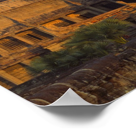 Angkor Wat, Kambodscha Poster (Ecke)
