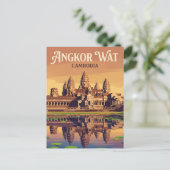 Angkor Wat Kambodscha Postkarte (Stehend Vorderseite)