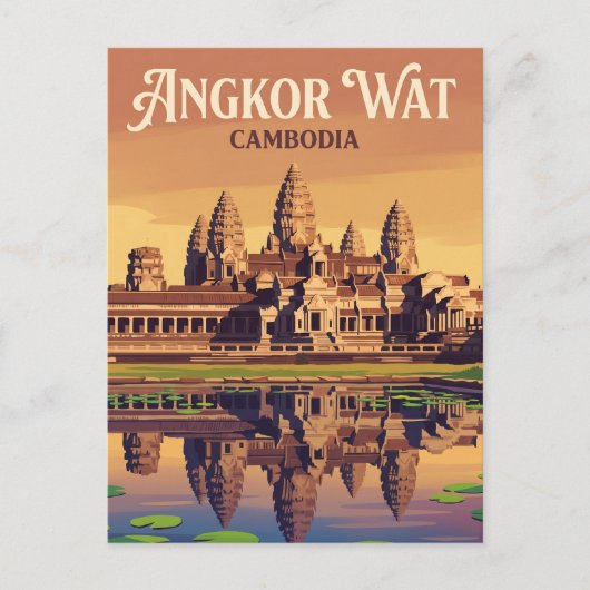 Angkor Wat Kambodscha Postkarte (Vorderseite)
