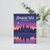 Angkor Wat Kambodscha Postkarte (Stehend Vorderseite)