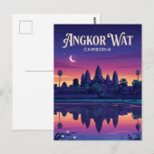 Angkor Wat Kambodscha Postkarte (Vorne/Hinten)