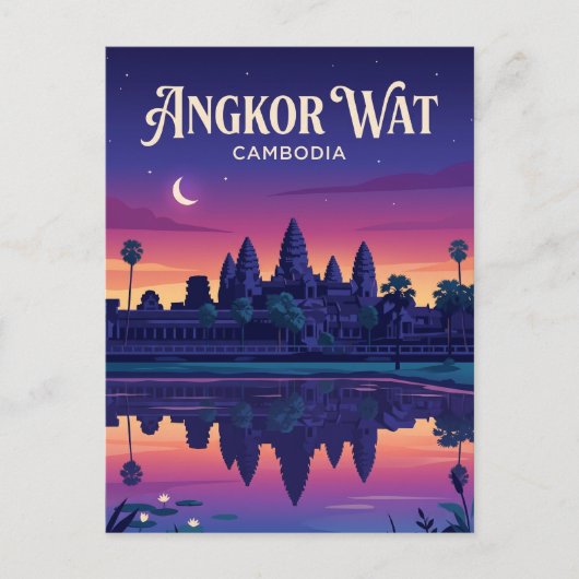 Angkor Wat Kambodscha Postkarte (Vorderseite)