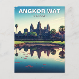 Angkor Wat Kambodscha Postkarte