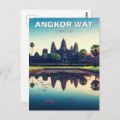 Angkor Wat Kambodscha Postkarte (Vorne/Hinten)