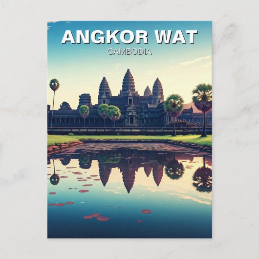 Angkor Wat Kambodscha Postkarte (Vorderseite)