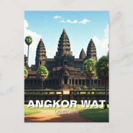 Angkor Wat Kambodscha Postkarte