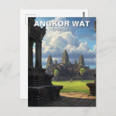 Angkor Wat Kambodscha Postkarte (Vorne/Hinten)