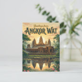 Angkor Wat Kambodscha Postkarte (Stehend Vorderseite)