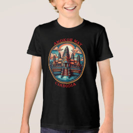 Angkor Wat, Kambodscha Tri-Blend Shirt