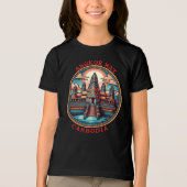 Angkor Wat, Kambodscha Tri-Blend Shirt (Vorderseite)