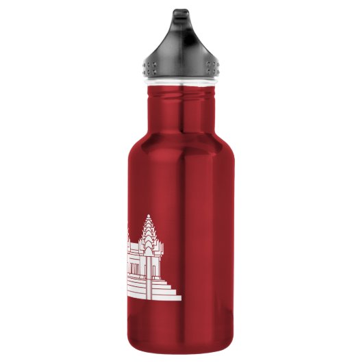 Angkor Wat Kambodschaner/Khmer-Flagge Trinkflasche (Rechts)