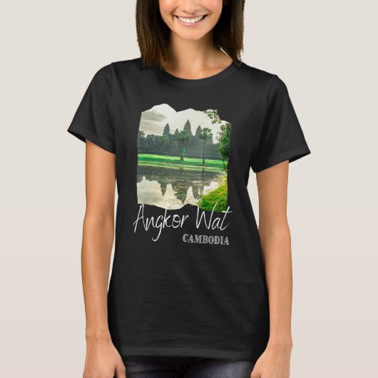 Angkor Wat Khmer Historical Temple Cambodia T-Shirt (Vorderseite)