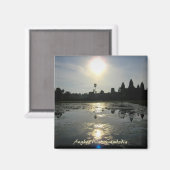 Angkor Wat Morning Magnet (Vorderseite/Rückseite)