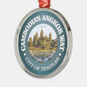 Angkor Wat Ornament Aus Metall (Links)