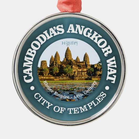 Angkor Wat Ornament Aus Metall (Vorne)