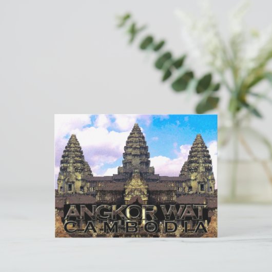 Angkor Wat Postkarte (Stehend Vorderseite)