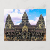 Angkor Wat Postkarte (Vorderseite)