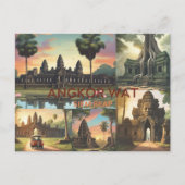Angkor Wat Postkarte (Vorderseite)