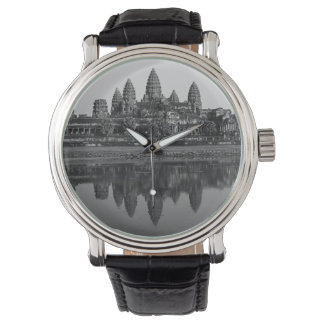 Angkor Wat Reflections Kambodscha Art Fotografy Armbanduhr