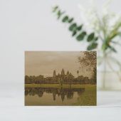Angkor Wat Reflections Postkarte (Stehend Vorderseite)