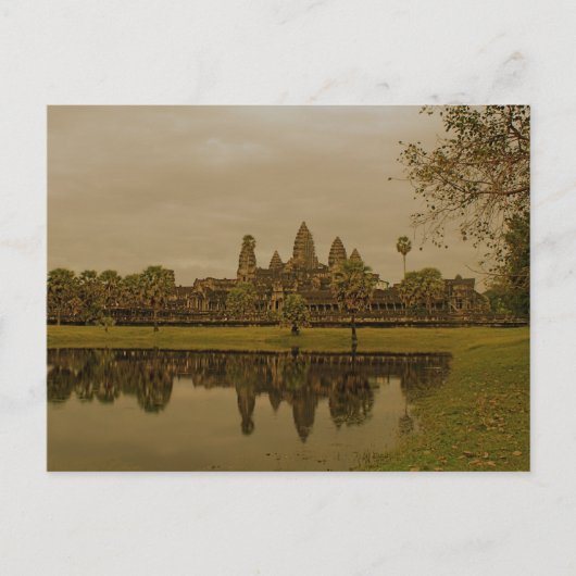 Angkor Wat Reflections Postkarte (Vorderseite)