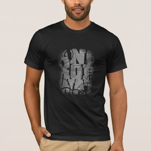 Angkor Wat - Schwarzes T-Shirt (Vorderseite)