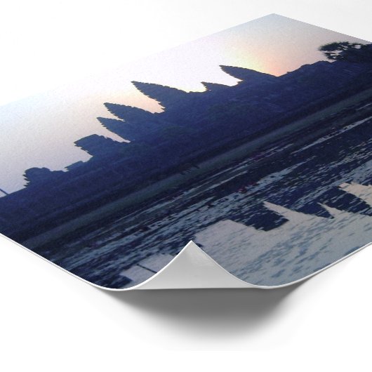 Angkor Wat Sunrise Poster (Ecke)