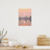 "Angkor Wat Sunset" Poster (Küche)