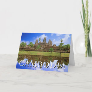 Angkor Wat Tempel   Kampuchea, Kambodscha Danke