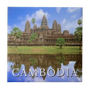 Angkor Wat Tempel Kampuchea, Kambodscha Fliese