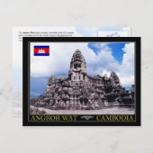Angkor Wat Temple, Kambodscha Postkarte (Vorne/Hinten)