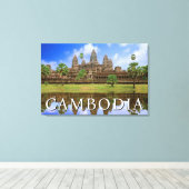 Angkor Wat Temple | Kampuchea, Kambodscha Leinwanddruck (Insitu (Holzboden))