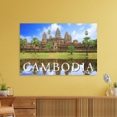 Angkor Wat Temple | Kampuchea, Kambodscha Leinwanddruck (Insitu (Wohnzimmer))