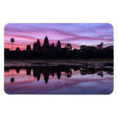 Angkor Wat Twilight Flexible Foto Magnet (Horizontal)