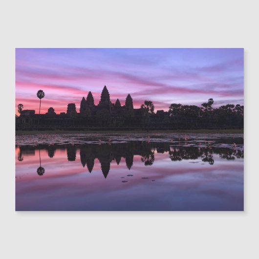 Angkor Wat Twilight Magnetkarte (Vorderseite)